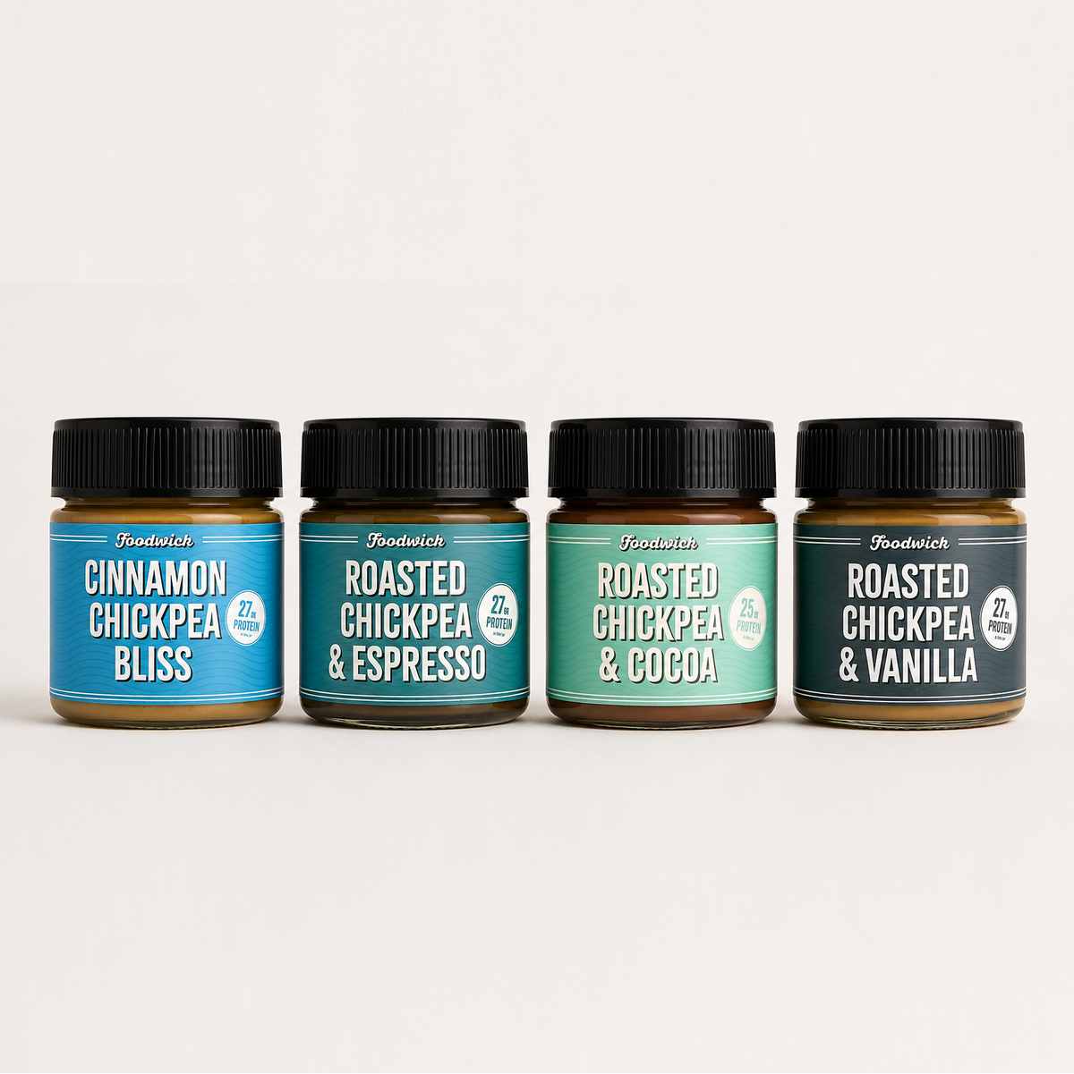 Sweet Chickpea Spread Collection – 4 Jar Gift Set