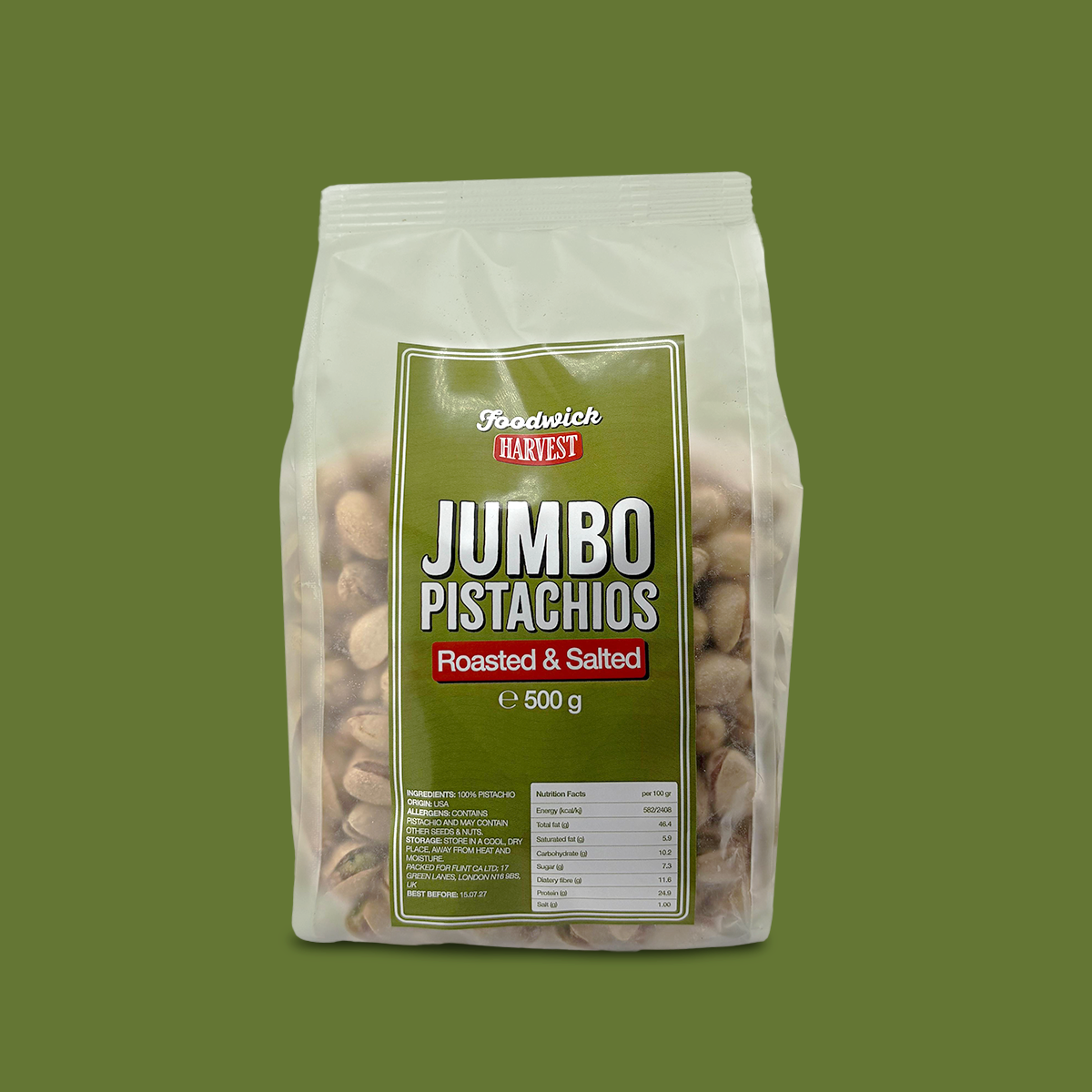 Jumbo Pistachios (Roasted & Salted)